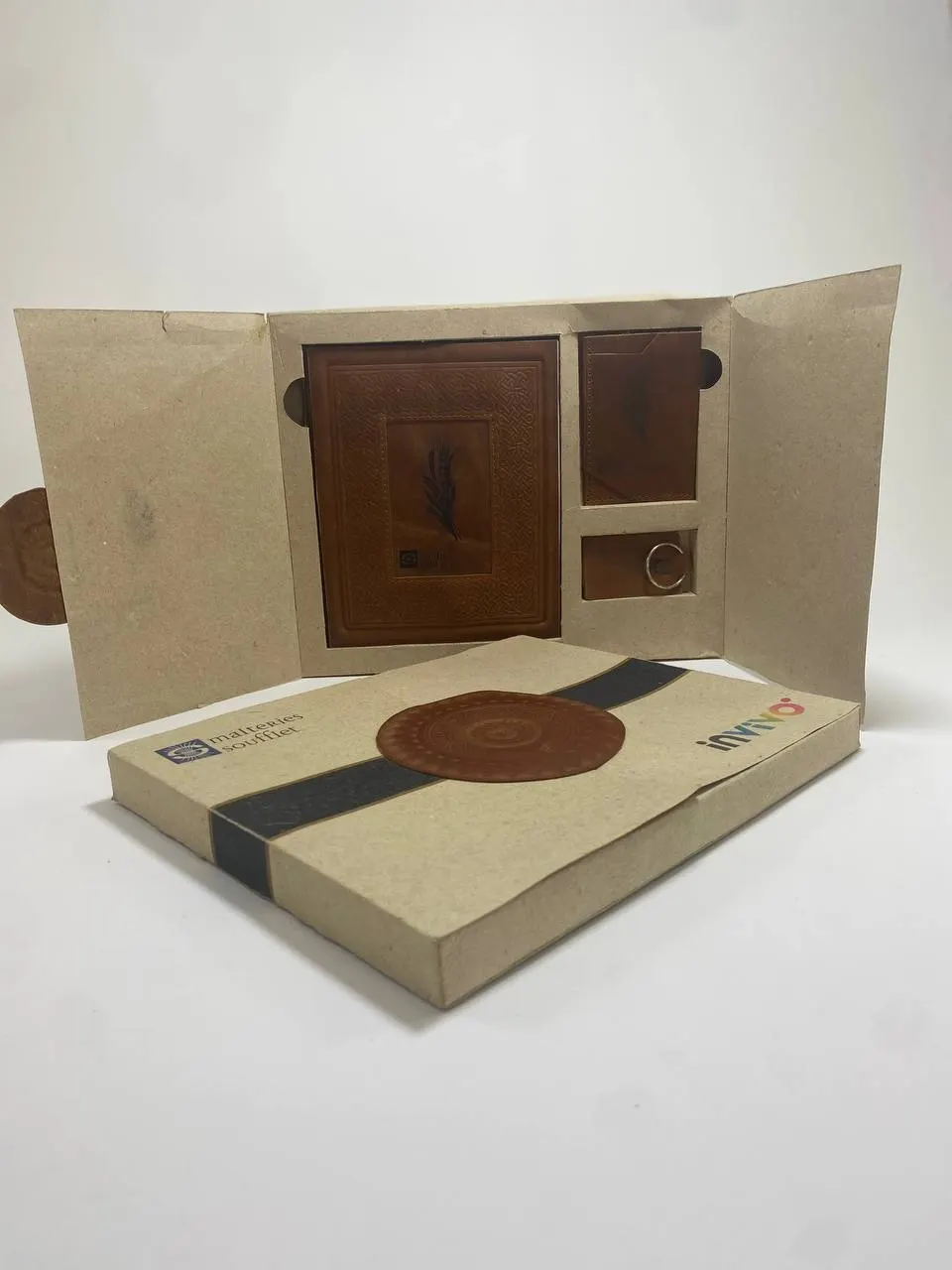 Bespoke Felek corporate gift set in a branded kraft box